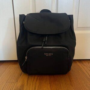 NWT Kate Spade Black Backpack